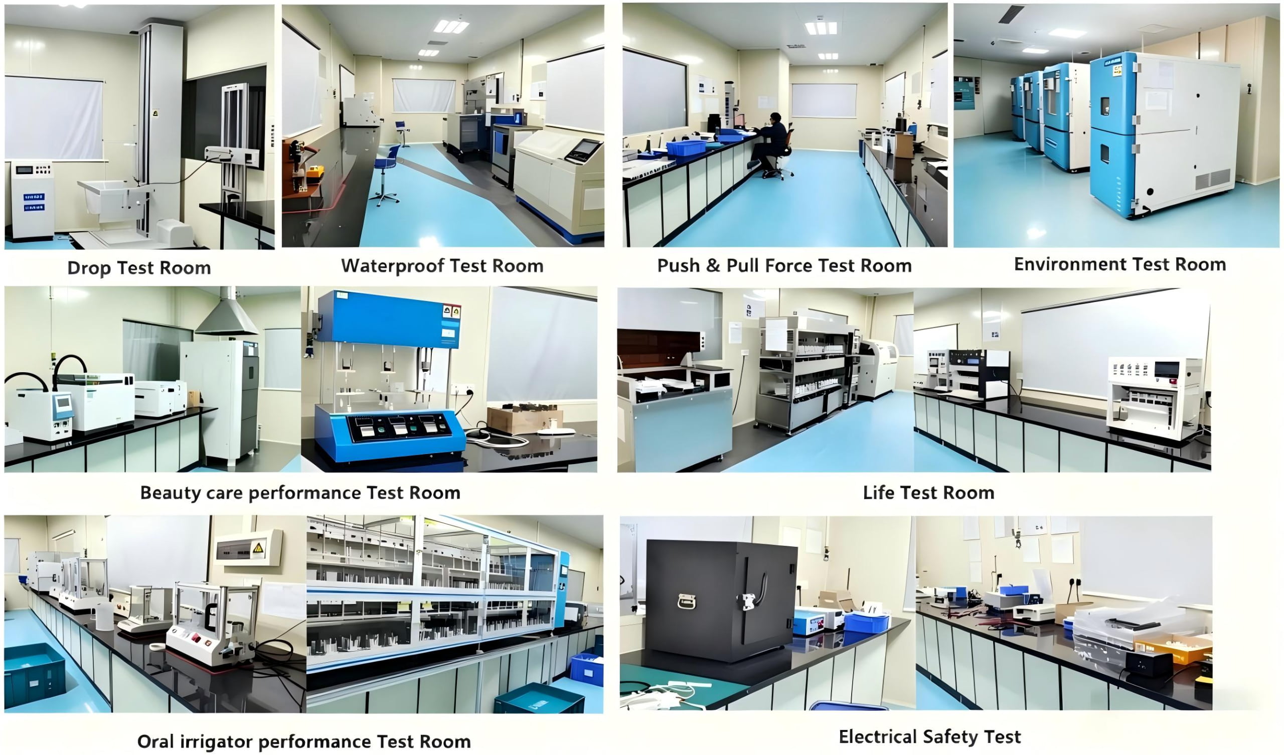 A modern R&D lab with engineers working on a sonic toothbrush prototype