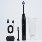 Dual led light sonic toothbrush