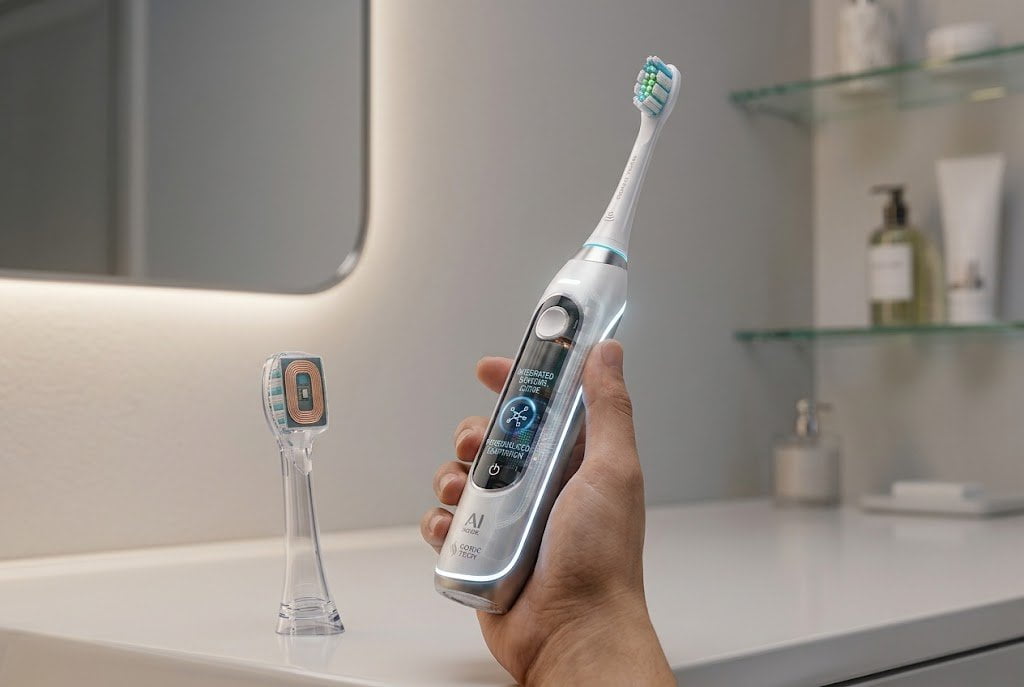Integrated electric toothbrush user experience design next generation toothbrush integration user experience