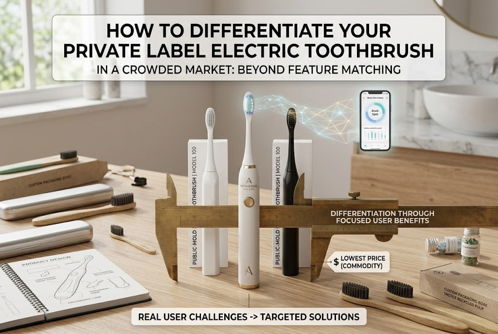How to Differentiate Your Private Label Electric Toothbrush in a Crowded Market?