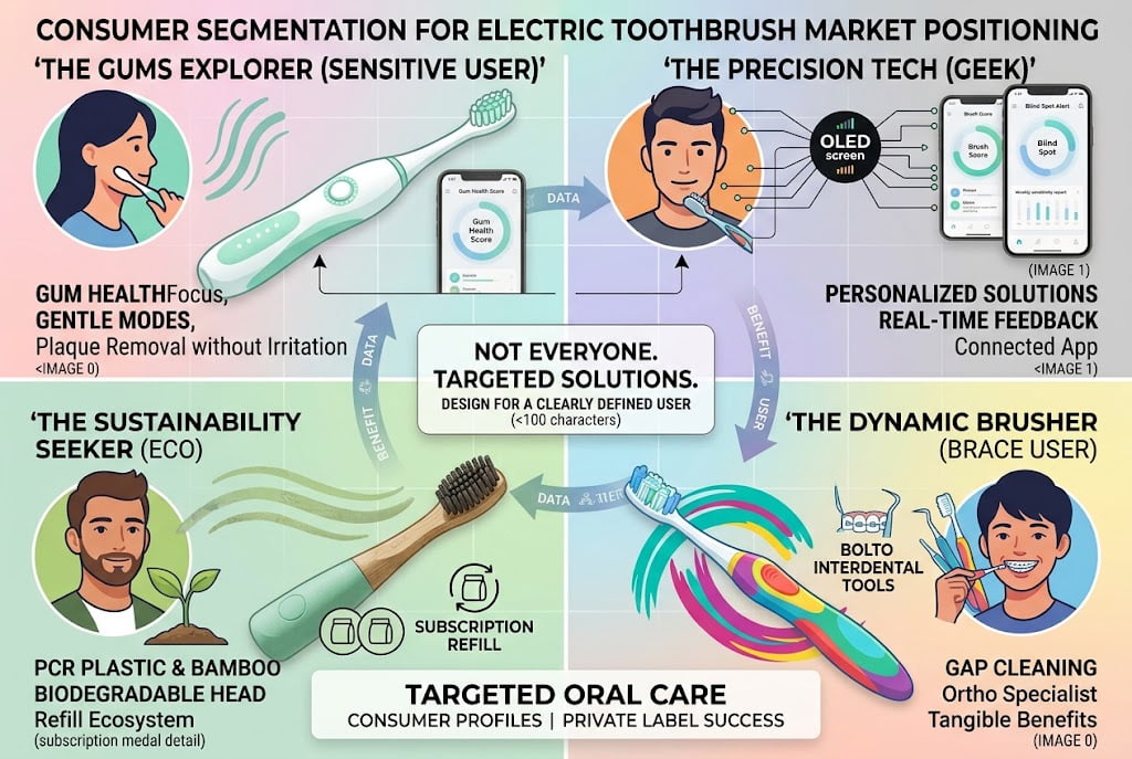 targeted oral care consumer profiles consumer segmentation for electric toothbrush market positioning