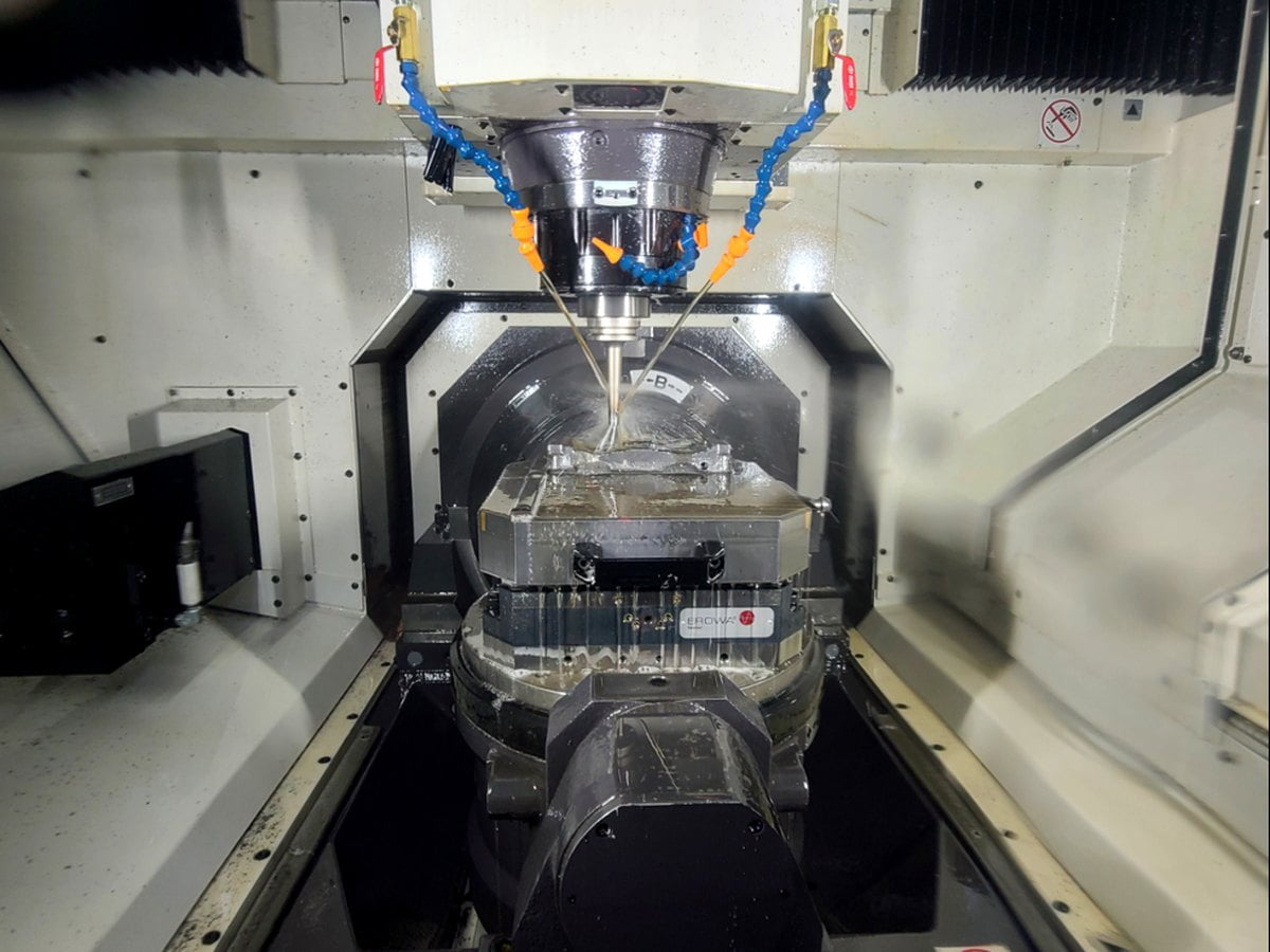 CNC machining an oral-care mold insert